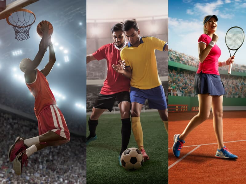 Sports betting action image representing live match moments on G777